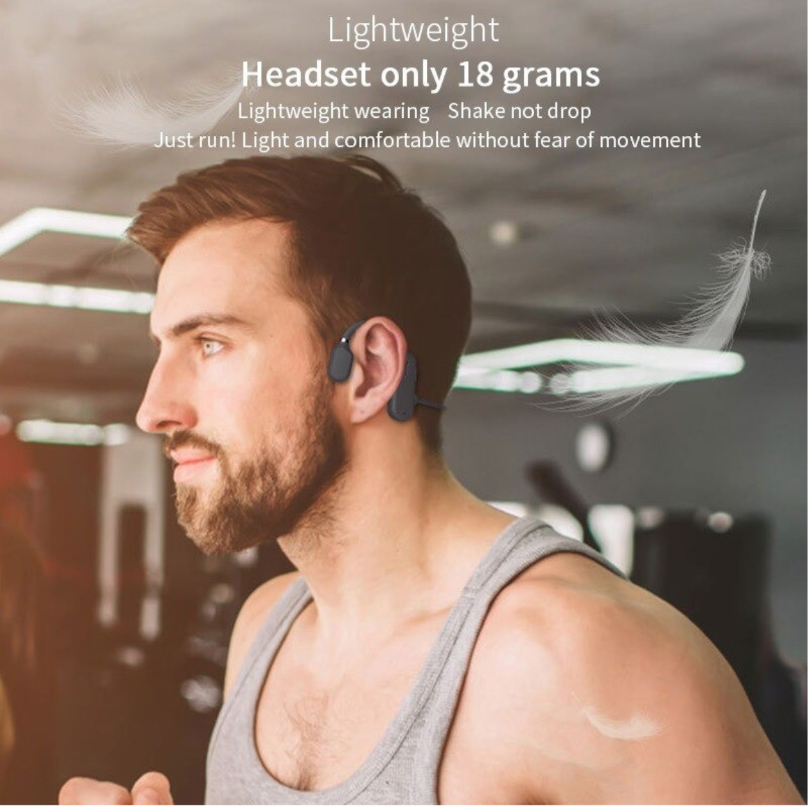 Auriculares de conducción ósea - Auriculares inalámbricos Bluetooth